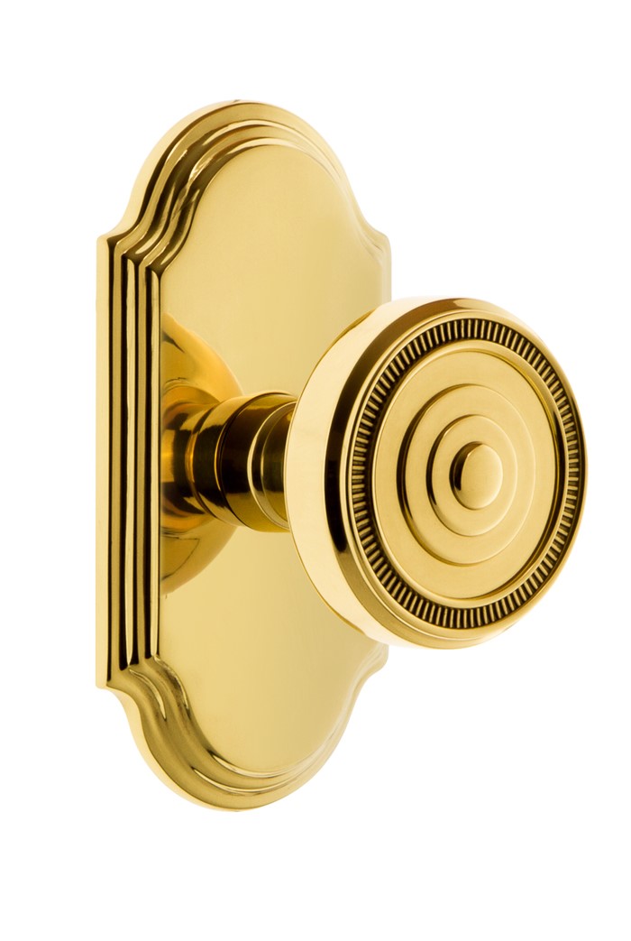 Grandeur Arc Plate with Soleil Knob