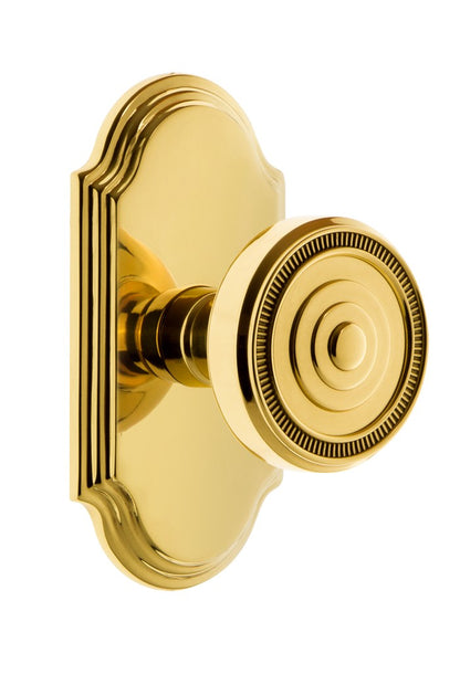 Grandeur Arc Plate with Soleil Knob