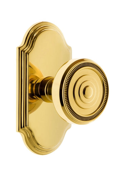 Grandeur Arc Plate with Soleil Knob