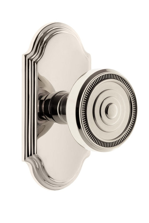 Grandeur Arc Plate with Soleil Knob