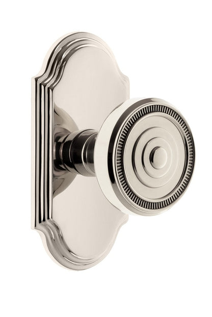 Grandeur Arc Plate with Soleil Knob