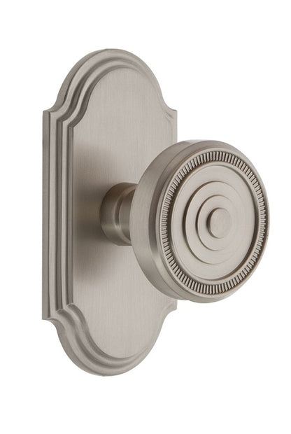 Grandeur Arc Plate with Soleil Knob