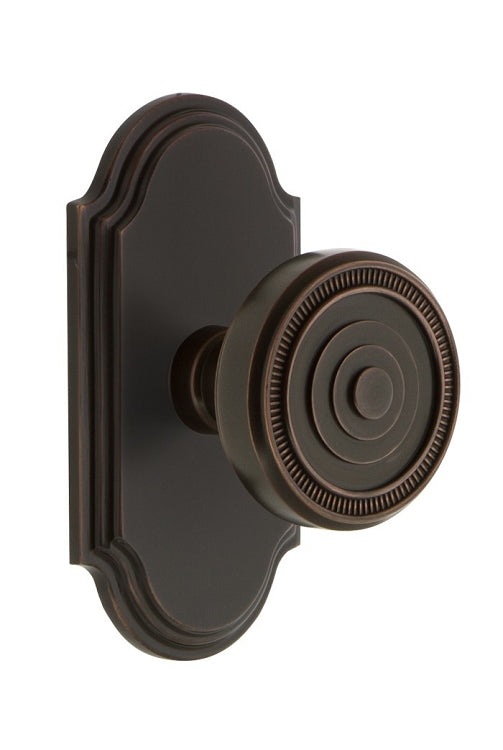 Grandeur Arc Plate with Soleil Knob