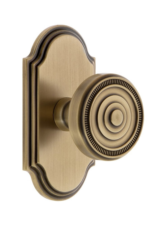 Grandeur Arc Plate with Soleil Knob