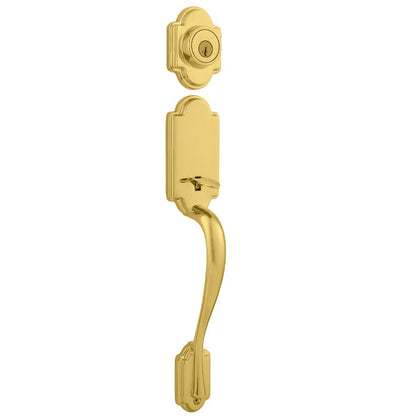 Kwikset Arlington in Polished Brass finish