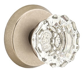 Emtek Astoria knob with Style 2 Rosette