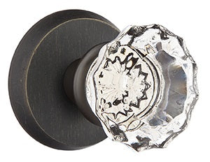 Emtek Astoria knob with Style 2 Rosette