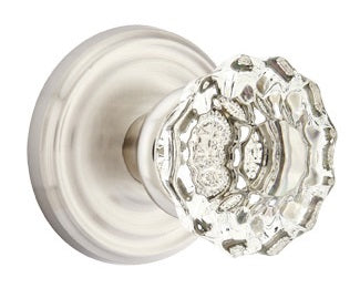 Emtek Astoria Clear Knob with Regular Rosette