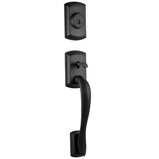 Kwikset Avalon Handleset in Iron Black