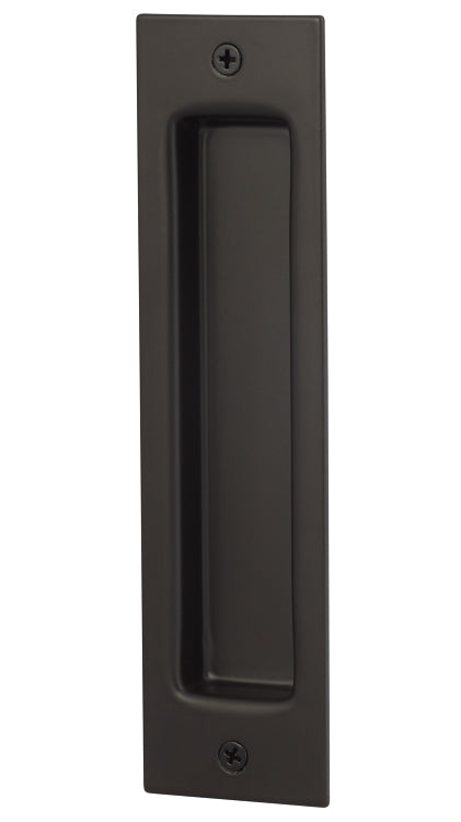 Barn Door Flush Pull - Flat Black