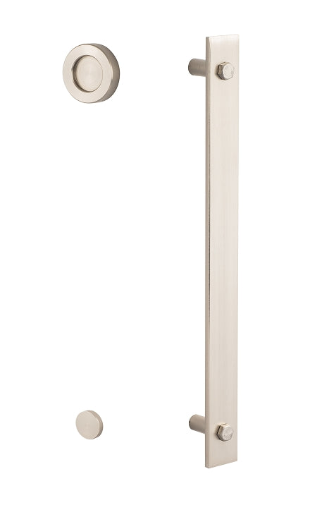 Sure-Loc Modern Handle with 14 Inch with 2 Inch Round Pull - Satin Nickel