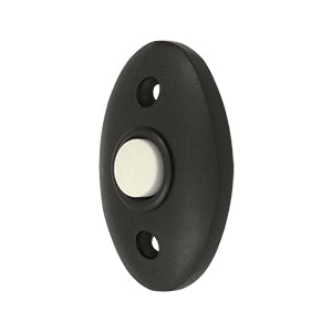 Deltana Solid Brass Standard Bell Button - Oil Rubbed Bronze