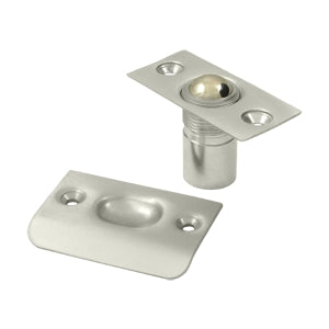 Deltana Solid Brass Ball Catch - Satin Nickel