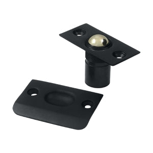 Deltana Solid Brass Ball Catch - Flat Black
