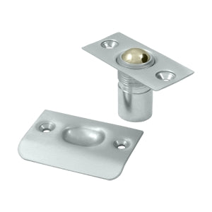 Deltana Solid Brass Ball Catch - Brushed Chrome
