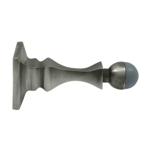 Deltana 3 1/2 Inch Baseboard Door Bumper - Antique Nickel