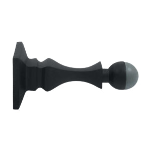 Deltana 3 1/2 Inch Baseboard Door Bumper -  Flat Black