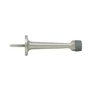 Deltana 3 1/4 Inch Baseboard Door Bumper - Brushed Nickel