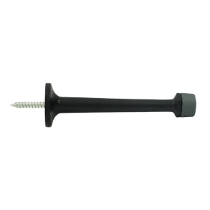 Deltana 4 Inch Baseboard Door Bumper - Flat Black