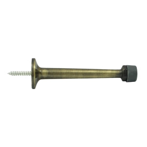 Deltana 4 Inch Baseboard Door Bumper - Antique Brass