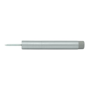 Deltana Extension Baseboard Door Bumper - Brushed Chrome