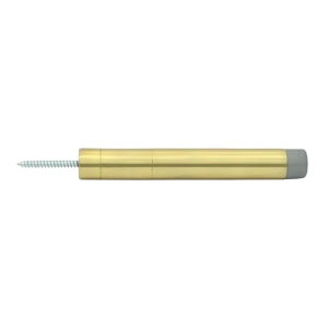 Deltana Extension Baseboard Door Bumper - Polished Brass
