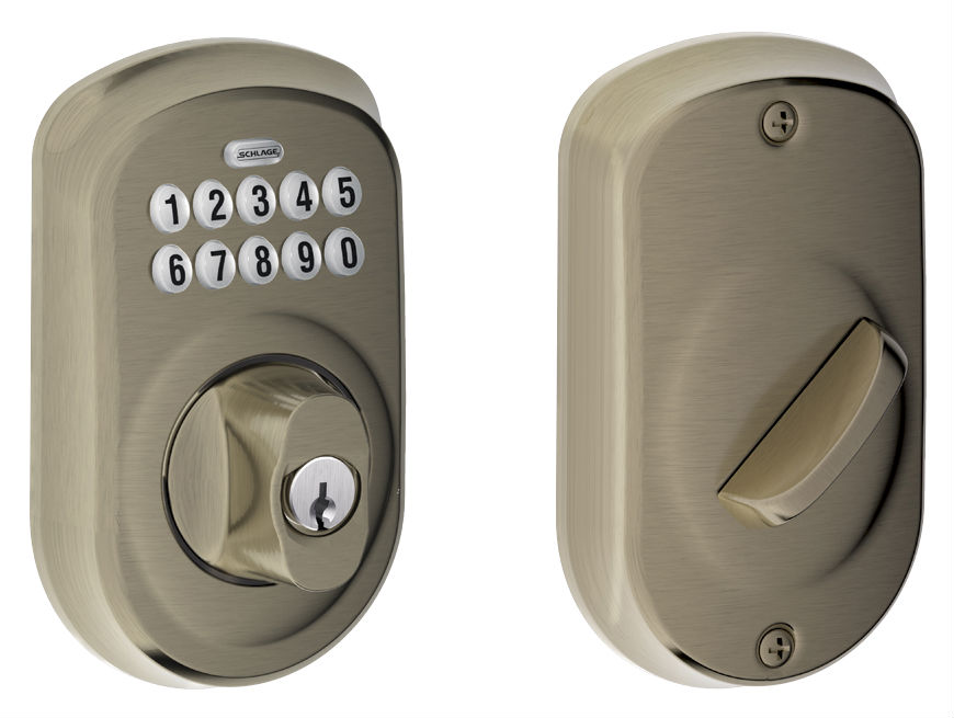 Schlage BE365 Plymouth Keyless Deadbolt