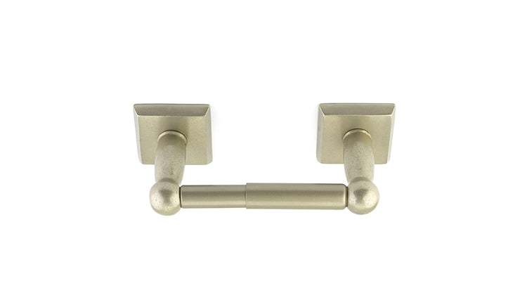 Emtek Sandcast Bronze Spring Style Paper Holder - Tumbled White Bronze