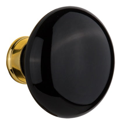 Nostalgic Warehouse Brown Porcelain Knobs ONLY with Spindle