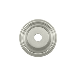 Deltana Solid Brass Base Plate For Knobs -Brushed Nickel