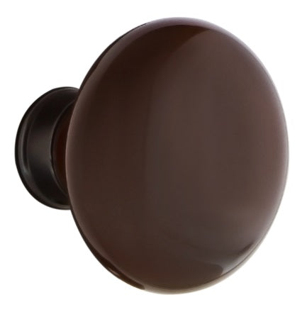 Nostalgic Warehouse Brown Porcelain Knobs ONLY with Spindle