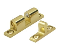 Deltana Solid Brass Ball Tension Catch -Polished Brass