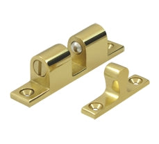 Deltana Solid Brass Ball Tension Catch - Polished Brass