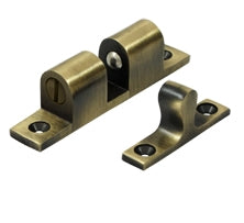 Deltana Solid Brass Ball Tension Catch - Antique Brass