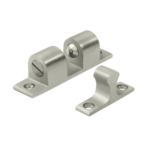 Deltana Solid Brass Ball Tension Catch - Brushed Nickel
