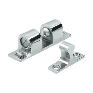 Deltana Solid Brass Ball Tension Catch - Polished Chrome