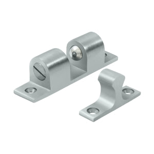 Deltana Solid Brass Ball Tension Catch - Brushed Chrome