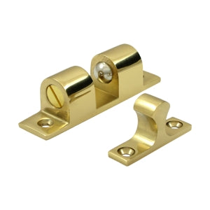 Deltana Solid Brass Ball Tension Catch - Polished Brass