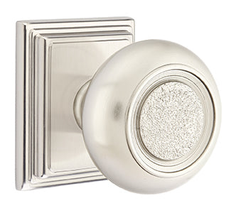 Emtek Belmont Knob with Wilshire Rosette