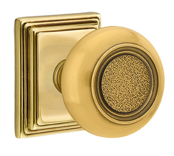 Emtek Belmont Knob with Wilshire Rosette
