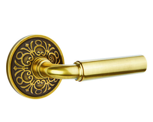 Emtek Manning Lever with Lancaster Rosette