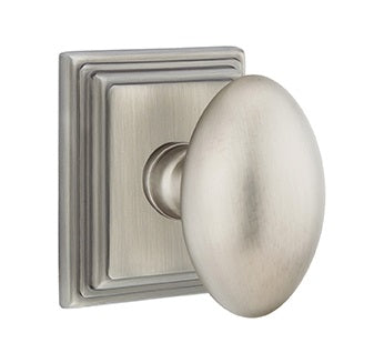 Emtek Egg Knob With Wilshire Rosette