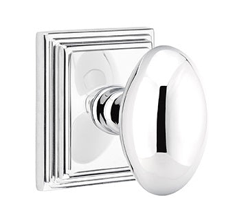 Emtek Egg Knob With Wilshire Rosette