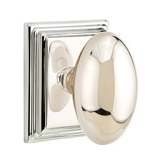 Emtek Egg Knob With Wilshire Rosette