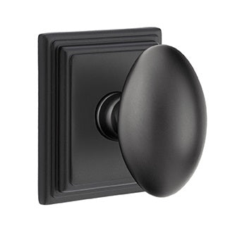 Emtek Egg Knob With Wilshire Rosette