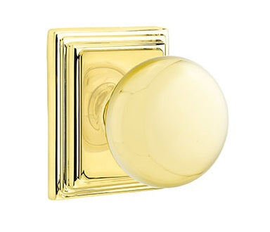 Emtek Providence Knob with Wilshire Rosette