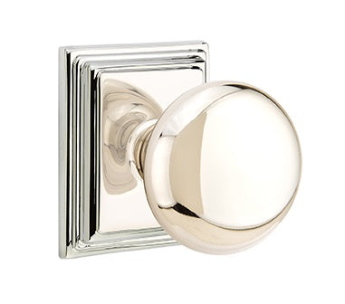 Emtek Providence Knob with Wilshire Rosette