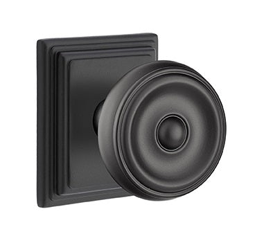 Emtek Waverly Knob with Wilshire Rosette