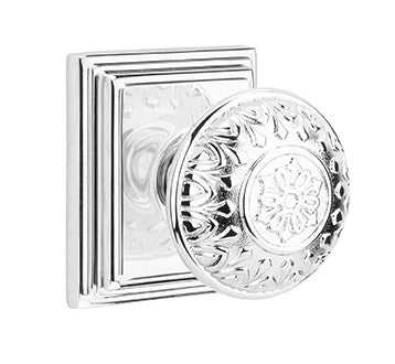 Emtek Lancaster Knob with Wilshire Rosette