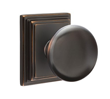 Emtek Providence Knob with Wilshire Rosette